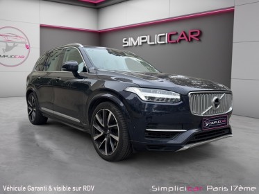 Volvo xc90 t8 twin engine 30387 ch geartronic 7pl inscription luxe / garantie 12 mois / camÉra 360 / toit ouvrant /...