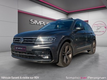 Volkswagen tiguan 2.0 tdi 150 ch dsg7 carat pack r-line extérieur garantie 12 mois toit ouvrant/attelage/caméra occasion...