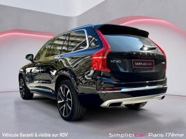 Volvo xc90 recharge t8 awd 30387 ch geartronic 8 7pl inscription luxe garantie 12 mois occasion paris 17ème (75)(porte...