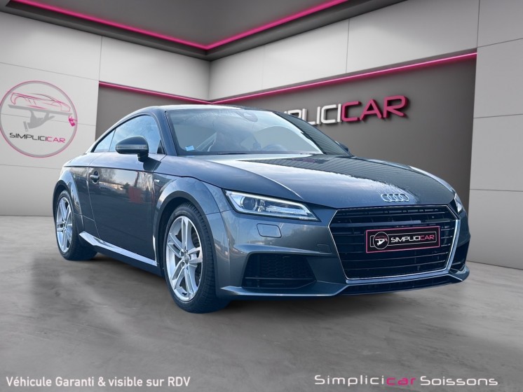 Audi tt coupe 2.0 tdi 184 s line - virtual cockpit / gris daytona - garantie 12 mois occasion simplicicar soissons...