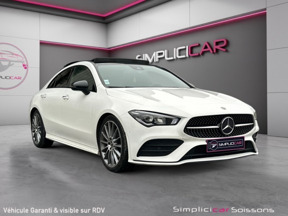 Mercedes cla coupe 220 d 190 8g-dct amg line - toit pano/sièges chauffants/led ambiance/ja19/caméra - garantie 12 mois...