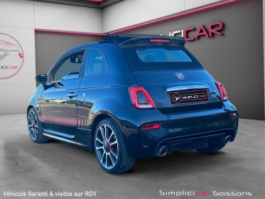 Abarth 595c e6d temp 1.4 turbo 16v t-jet 165 ch bva5 turismo cabriolet - beats audio/cuir/ja17/radar - garantie 12 mois...