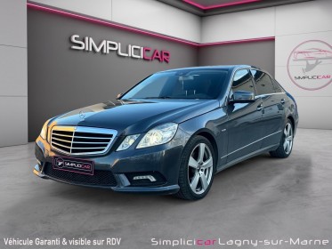 Mercedes classe e 350 cdi 3.0 cdi v6 231  blueefficiency avantgarde executive a - pack amg occasion simplicicar lagny ...