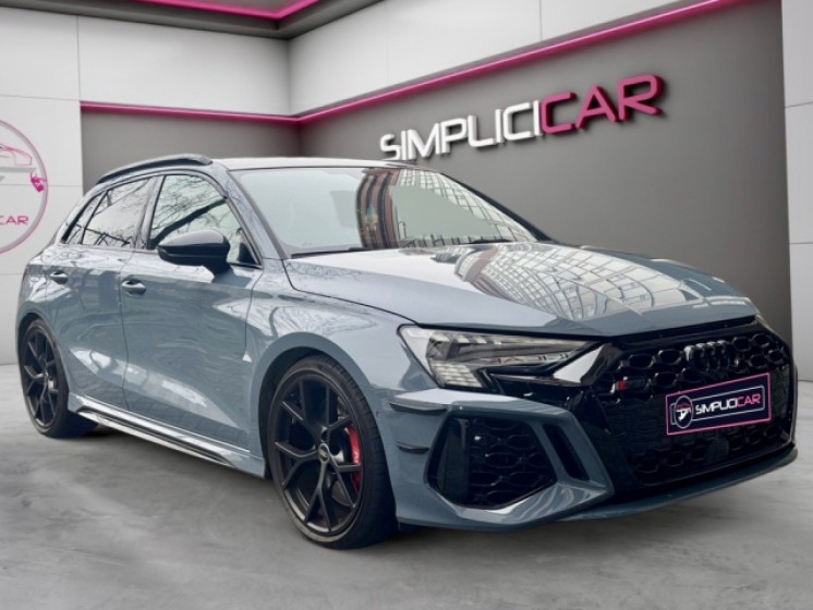 Audi rs3 sportback 2.5 tfsi 400 s tronic 7 quattro entretien audi/malus payÉ occasion paris 17ème (75)(porte maillot)...