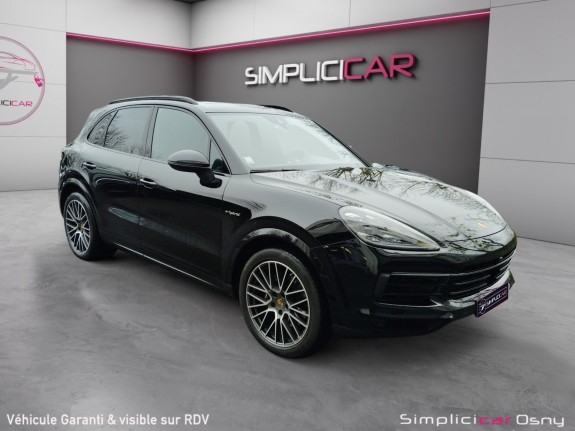 Porsche cayenne e-hybrid 3.0 v6 462 ch tiptronic bva occasion osny simplicicar simplicibike france