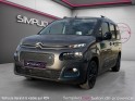 Citroen berlingo e-  taille m 136 ch 100 kwh automatique shine / camera de recul / regulateur / garantie occasion simplicicar...