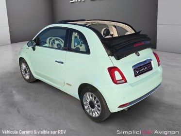 Fiat 500c serie 6 85ch. boite auto lounge bluetooth / radars de recul / suivi d'entretien / kilométrage certifié occasion...