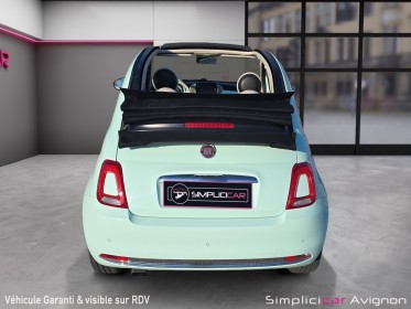 Fiat 500c serie 6 85ch. boite auto lounge bluetooth / radars de recul / suivi d'entretien / kilométrage certifié occasion...