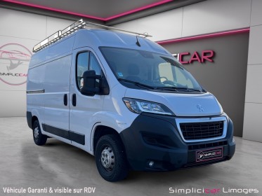 Peugeot boxer fourgon tole 333 l2h2 bluehdi 140 ss asphalt occasion simplicicar limoges  simplicicar simplicibike france