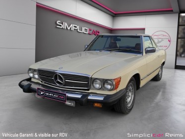 Mercedes-benz sl r107 3.8 v8 204 ch 380 sl cabriolet et hardtop occasion simplicicar reims simplicicar simplicibike france