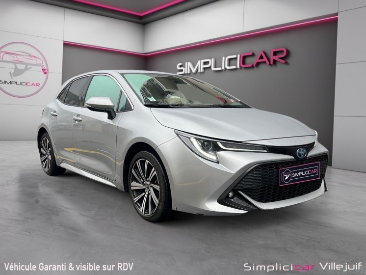 Toyota corolla hybride my22 122h design carplay, caméra recul, full entretien toyota, garantie constructeur occasion...