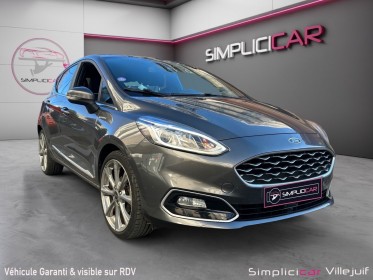 Ford fiesta 1.0 ecoboost 100 ch ss bvm6 vignale, carplay, camera de recul, garantie 12 mois occasion simplicicar villejuif ...