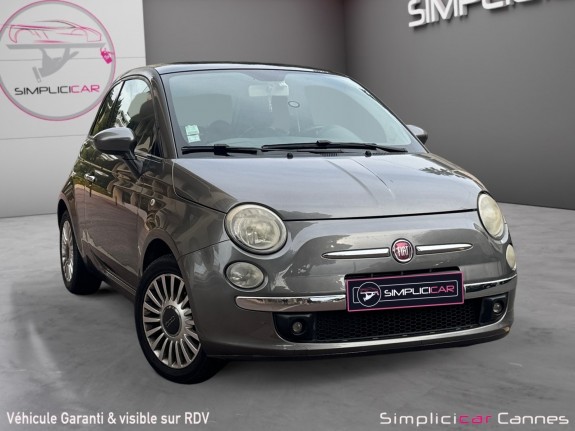 Fiat 500 1.2 8v 69 ch ss lounge occasion cannes (06) simplicicar simplicibike france