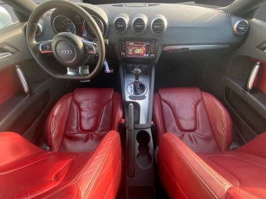 Audi tt coupe 2.0 tfsi 200 s line s-tronic a - cuir rouge nappa, très bon suivis, palettes aux volant - garantie 12 mois...