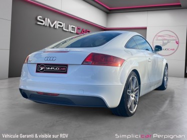 Audi tt coupe 2.0 tfsi 200 s line s-tronic a - cuir rouge nappa, très bon suivis, palettes aux volant - garantie 12 mois...