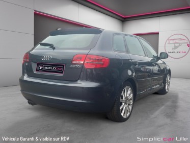 Audi a3 sportback 2.0 tdi 140 dpf s line occasion simplicicar lille  simplicicar simplicibike france