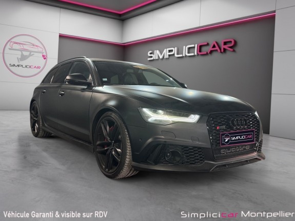 Audi rs6 avant v8 4.0tfsi 560ch toutes options toit ouvrant affichage tÊte haute sieges Électriques malus payé occasion...