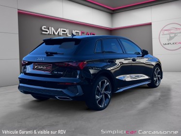 Audi a3 sportback 35 tfsi mild hybrid 150 s tronic 7 s line occasion simplicicar carcassonne simplicicar simplicibike france