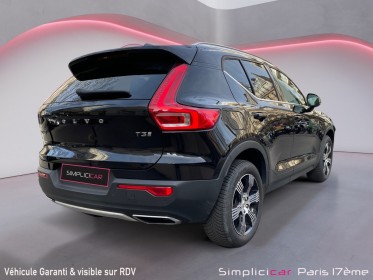 Volvo xc40 t3 163 ch geartronic 8 inscription luxe occasion paris 17ème (75)(porte maillot) simplicicar simplicibike france