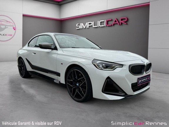 Bmw serie 2 coupe g42 m240i xdrive 374 ch bva8 m performance, carplay, garantie bmw 2027, reprise possible occasion...