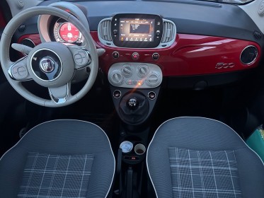 Fiat 500 serie 6 1.2 69 ch eco pack lounge, toit pano, bluetooth garantie 12 mois occasion simplicicar villejuif  simplicicar...