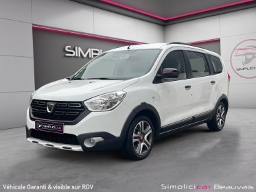 Dacia lodgy blue dci 115 5 places stepway garantie 12mois occasion parc voitures beauvais simplicicar simplicibike france