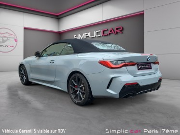 Bmw serie 4 cabriolet g23 m440i xdrive 374 ch bva8 1er main suivi bmw full option tva récupérable occasion paris 17ème...