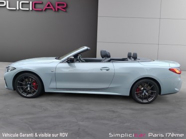 Bmw serie 4 cabriolet g23 m440i xdrive 374 ch bva8 1er main suivi bmw full option tva récupérable occasion paris 17ème...