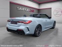 Bmw serie 4 cabriolet g23 m440i xdrive 374 ch bva8 1er main suivi bmw full option tva récupérable occasion paris 17ème...