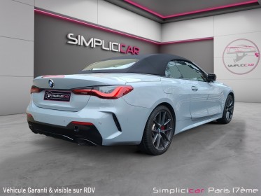 Bmw serie 4 cabriolet g23 m440i xdrive 374 ch bva8 1er main suivi bmw full option tva récupérable occasion paris 17ème...