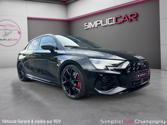 Audi rs3 sportback 2.5 tfsi 400 s tronic 7 quattro - toit ouvrant - caméra de recul - véhicule francais occasion...