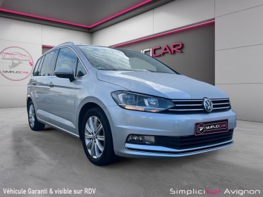 Volkswagen touran 2.0 tdi 150 bmt dsg6 5pl carat occasion avignon (84) simplicicar simplicibike france