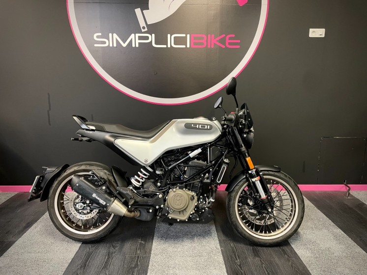 Husqvarna vitpilen 401 occasion parc moto simplicicar lyon ouest simplicicar simplicibike france