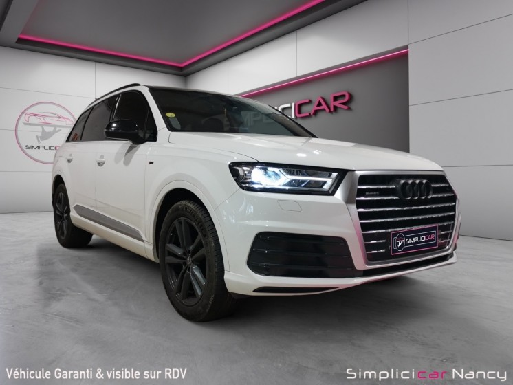 Audi q7 3.0 v6 tdi 272ch tiptronic 8 quattro 7pl s line / origine france / garantie 12 mois occasion simplicicar nancy...