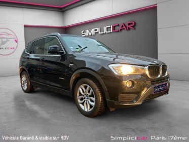 Bmw x3 f25 lci sdrive18d 150ch lounge plus occasion paris 17ème (75)(porte maillot) simplicicar simplicibike france