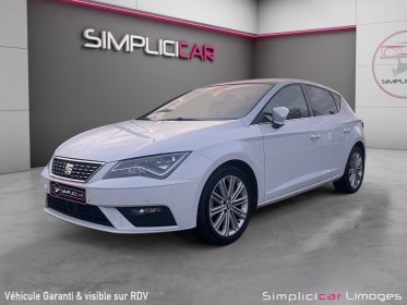 Seat leon 2.0 tdi 150 start/stop dsg6 xcellence garantie 12 mois occasion simplicicar limoges  simplicicar simplicibike france