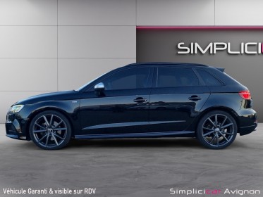 Audi a3 sportback full black s line 2.0 tdi 184 s tronic 7 quattro full black matrix leds volant carbone toit pano full cuir...