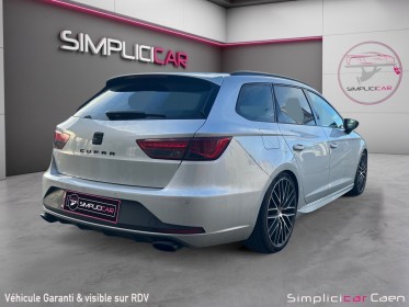 Seat leon st 2.0 tsi 290 cupra dsg6. garantie 12 mois. caméra de recul, carplay,toit ouvrant. occasion simplicicar caen ...