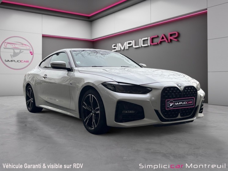 Bmw serie 4 coupe g22 420d xdrive 190 ch bva8 m sport occasion montreuil (porte de vincennes)(75) simplicicar simplicibike...