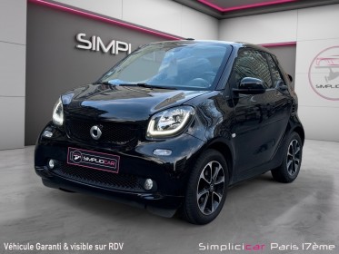 Smart fortwo cabrio 0.9 90 ch ss ba6 prime garantie 12 mois - siÈges cuir chauffant - camÉra de recul occasion paris 17ème...