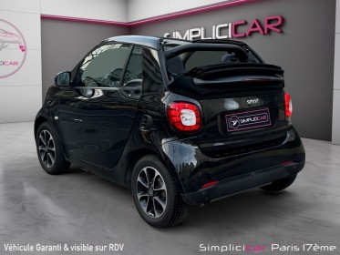 Smart fortwo cabrio 0.9 90 ch ss ba6 prime garantie 12 mois - siÈges cuir chauffant - camÉra de recul occasion paris 17ème...