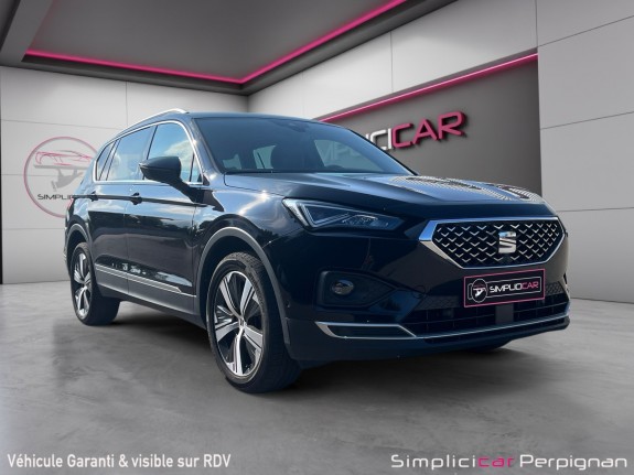 Seat tarraco 1.4 e-hybrid 245 ch  dsg6 5 pl xcellence - toit panoramique - coffre électrique main libre - garantie 12 mois...