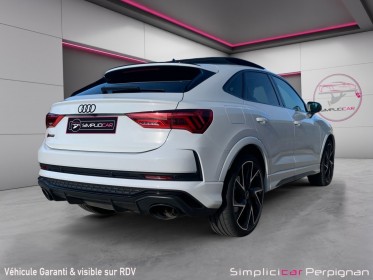 Audi rs q3 sportback 2.5 tfsi quattro s 400 ch tronic 7 toit ouvrant/caméra/rs mode garantie 12 mois occasion simplicicar...