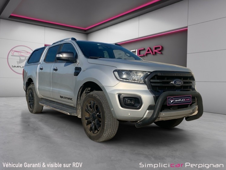 Ford ranger double cabine 2.0 213cv bv10 wildtrak / suivi complet ford / garantie 12 mois occasion simplicicar perpignan ...