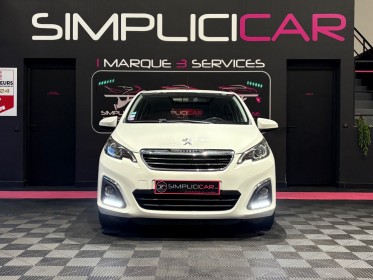 Peugeot 108 1.0 vti ss 68ch bvm5 allure garantie 12 mois occasion  simplicicar aix les bains simplicicar simplicibike france