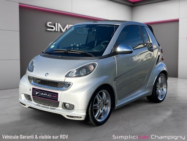 Smart fortwo cabrio smart cabriolet 98 ch brabus xclusive - carplay - pack cuir occasion champigny-sur-marne (94) simplicicar...