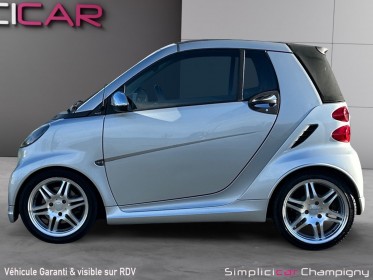 Smart fortwo cabrio smart cabriolet 98 ch brabus xclusive - carplay - pack cuir occasion champigny-sur-marne (94) simplicicar...