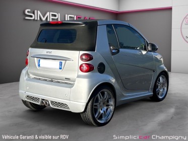 Smart fortwo cabrio smart cabriolet 98 ch brabus xclusive - carplay - pack cuir occasion champigny-sur-marne (94) simplicicar...