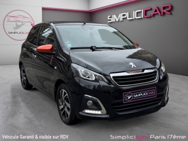 Peugeot 108 vti 72ch bmp5 roland garros top! toit ouvrant/garantie 12 mois occasion paris 17ème (75)(porte maillot)...