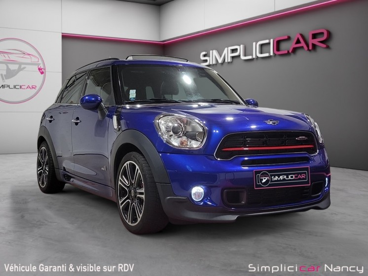 Mini countryman r60 jcw 218ch all4 - toit ouvrant - harman kardon / garantie 12 mois occasion simplicicar nancy simplicicar...